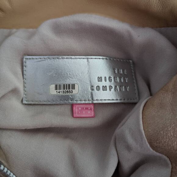 The Mighty Company Metallic Kings Pullover Leather Size Medium Women's Preowned - Picture 9 of 11
